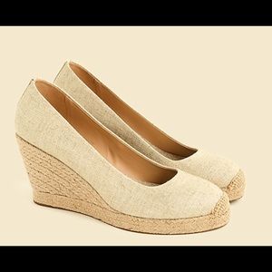 JCrew Seville Wedge Espadrilles (NWB)